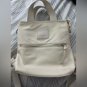 Cream colored purse